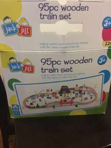 Wooden Train Set