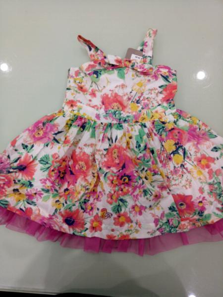 New Origami little girl size 1 dress