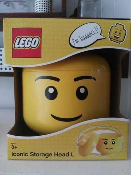 LEGO Storage container head BRAND NEW