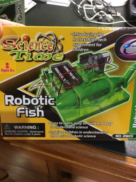 Science time robotic fish age 8 #28101#