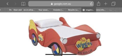 Wiggles big red car bed