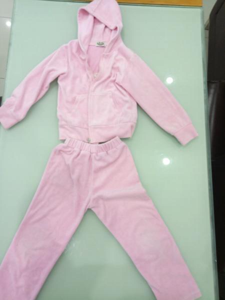 Juicy couture girls tracksuit jacket and matching pants