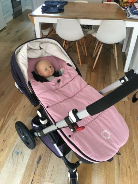 Bugaboo Foot Muff - Pink (Excellent Condition)