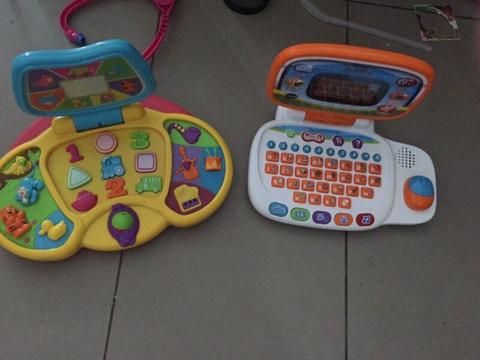 Baby laptops and ikea beads toy