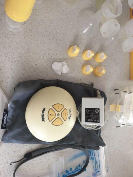 Medela Swing Pump PLUS Double Pump set and a heap of extras