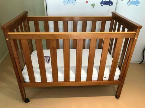 Gro-Time adjustable cot and mattress