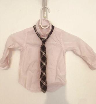 Baby Size 12-18 months suit pants shirt and tie