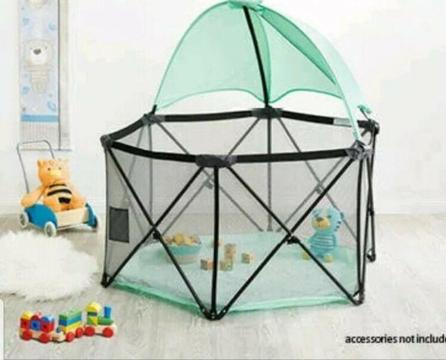 Bubstar POP-up Travel Playpen with Steel Frame and Sunshade