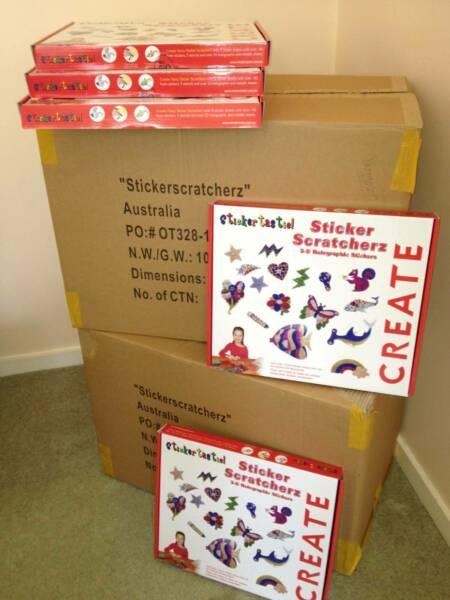 STICKERTASTIC BULK CARTON :Sticker Art &Craft Carton of 24 Boxes