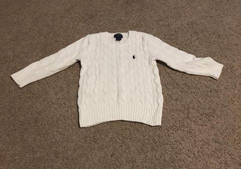 POLO Ralph Lauren toddler cable knit jumper - size 3