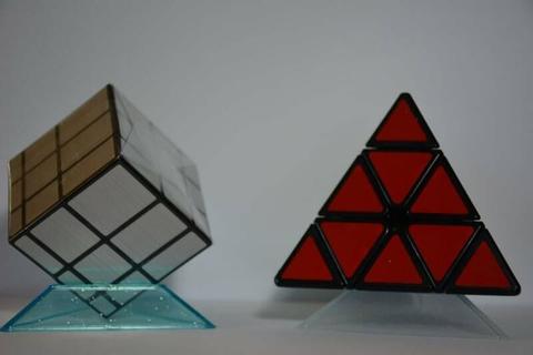 QiYi 2pcPyraminx Rubiks Cube & Mirror Rubics Cube Puzzle