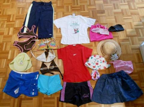 Bulk girls size 8 summer clothes bundle 20 items incl Billabong