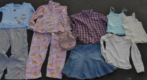Bulk girls size 8 Winter clothes bundle 8 items incl Pyjamas