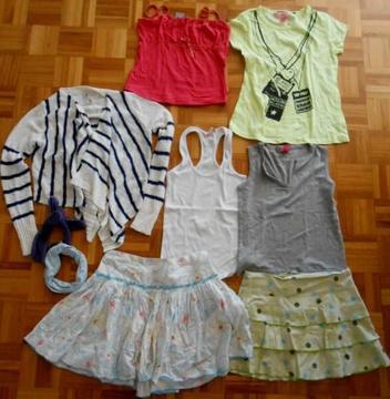 Bulk girls size 10 - 11 Summer clothes bundle 10 items