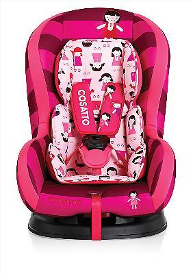 Cosatto pink car seat from 9 moths to 5 years