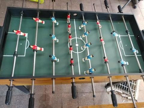 Foosball, pool, ping pong and other games. All in one table