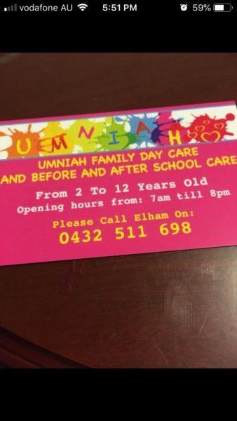 Umniah family day care and before and after school care