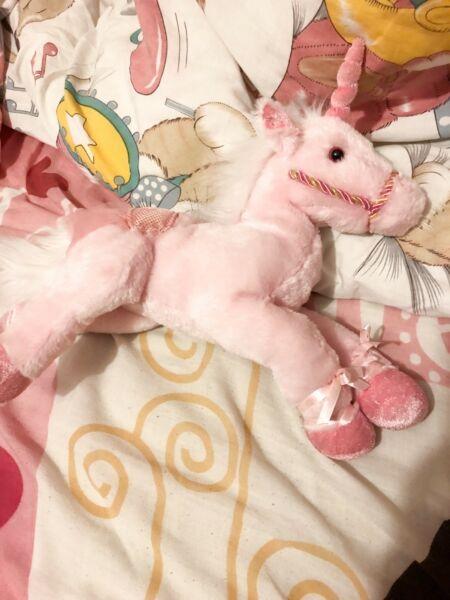 Unicorn soft toy
