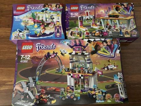 Lego friend set 41315, 41349 and 41352 brand new sealed box