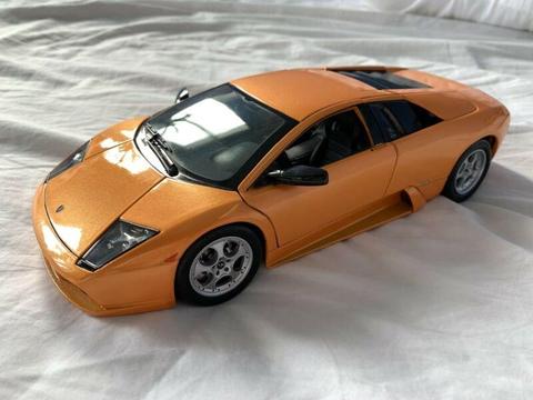 Lamborghini Murcielago 1:18 Scale Model Orange Replica Car V12 Italy