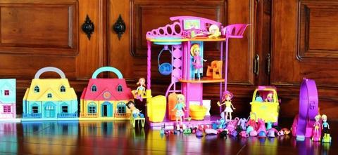 POLLY POCKET DOLLS and houses