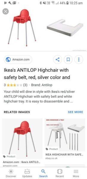 IKEA high chair