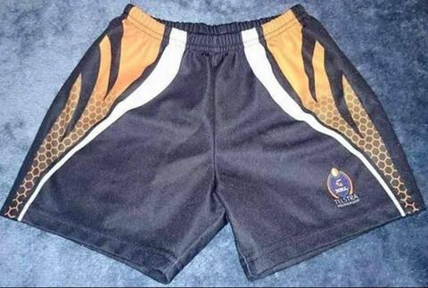 * NRL TIGERS * FOOTY SHORTS * Kids Size 4 *
