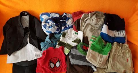 Bargain Famous Brands Boy clothing 6mths to 4 RRP $600 in total