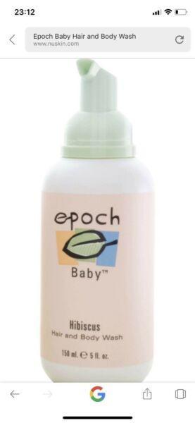Nuskin Epoch baby hibiscus body and hair wash