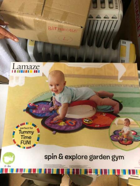 Spin and explore garden gym