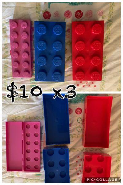 LEGO lunch boxes - storage / pencil case