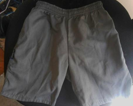 1 pair Stubbies Grey School Uniform summer shorts size 6 VGC