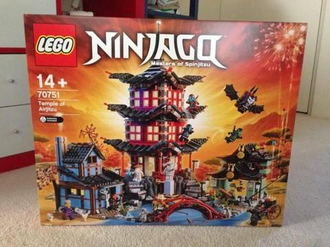 Lego 70751 Ninjago Temple of Airjitzu BRAND NEW Sealed