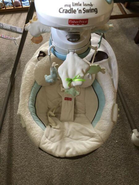 My little Lamb Cradle and Swing