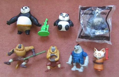 McDonalds Kung Fu Panda toys from 2008 and 2011