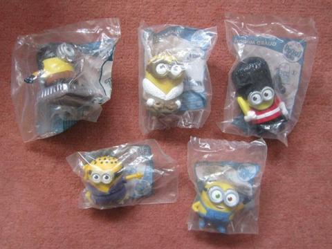 Minions toys from 2015 $2 each Despicable me, NEW in packaging