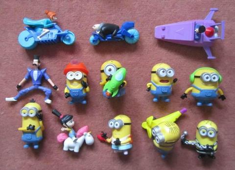 McDonalds Despicable me 3, toys figurines, $1.50 each