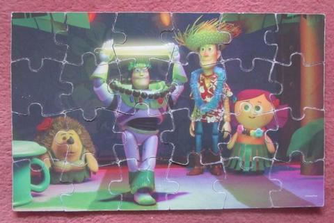 Toy story wooden jigsaw puzzle, 24 pieces, complete