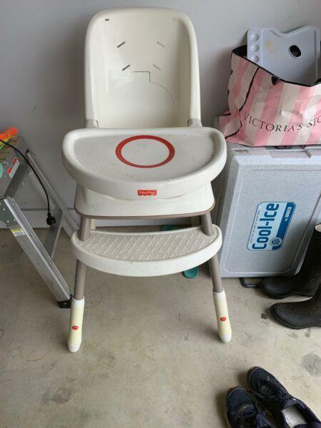 Free high chair fisher price