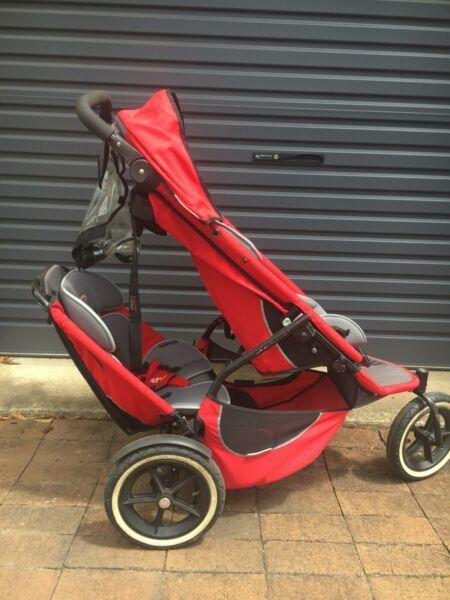 Phil and Ted Sport double pram stroller