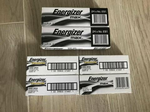 144x Battery Batteries (48x Energizer AA and 96x Energizer AAA)