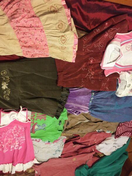 18 mostly new Girls Clothes the lot