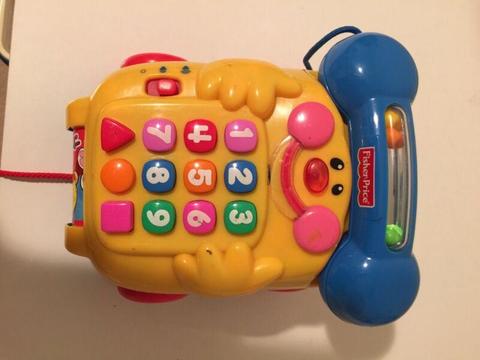 Fisher Price speak and teach phone (good condition)