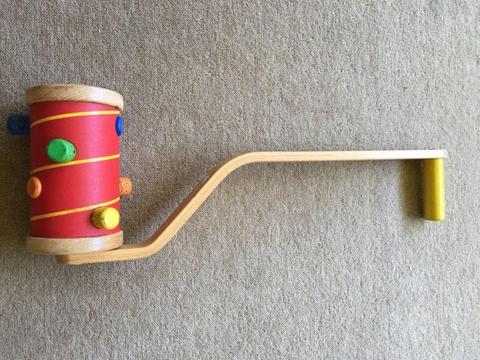 Wooden push along walking toy