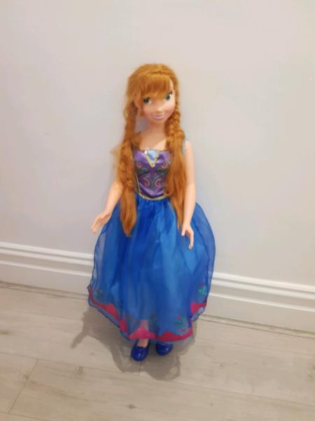 Disney Frozen my size Anna doll - leg broken
