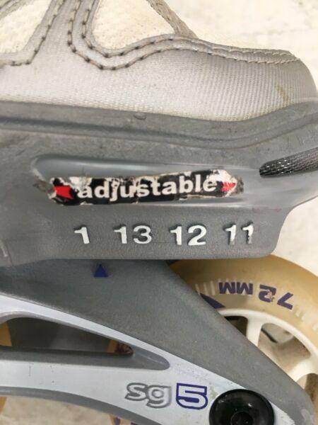 Girls Adjustable Rollerblades (Sizes 11-1) Skates
