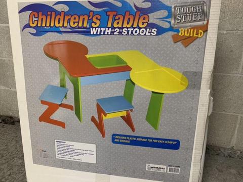 Brand new children's table and stools - bargain