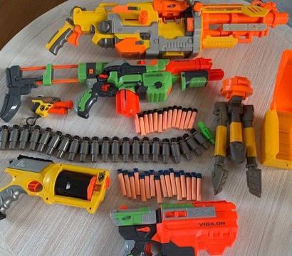 Great selection of Nerf Guns