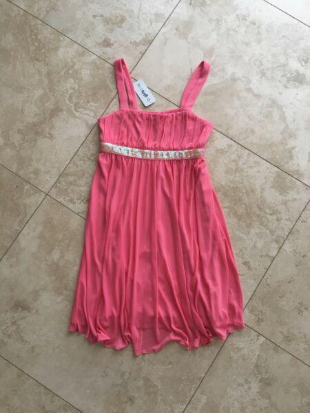 Brand new girls size 12 soft pink dress