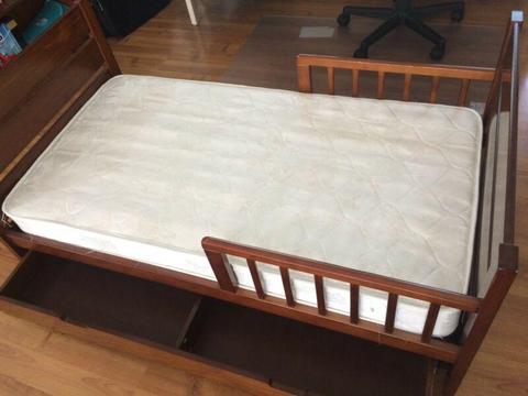 Mothers Choice Toddler Bed with mattress